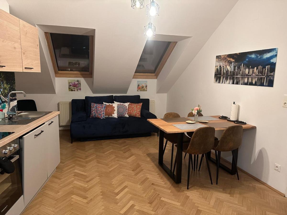 Klimatisiertes Dachgeschoss City Apartment In Zentrum Wiens Viena Exterior foto