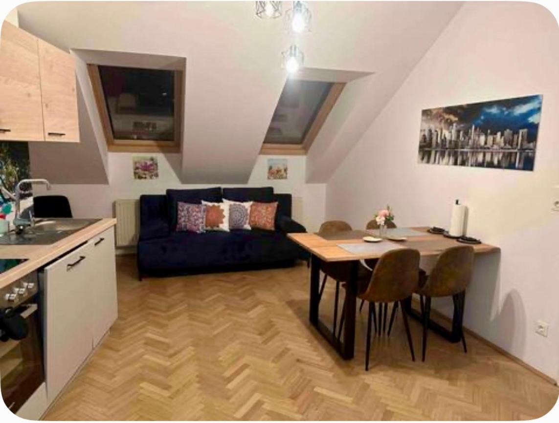 Klimatisiertes Dachgeschoss City Apartment In Zentrum Wiens Viena Exterior foto